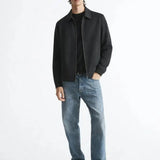 Virello Jacket shown in a lifestyle setting, full length view