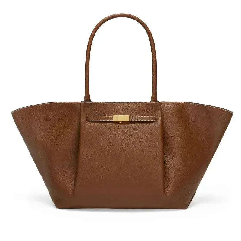 Front view of Brown Willow Bag