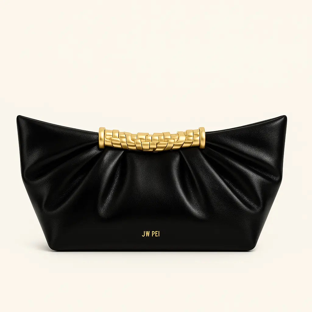 Front view of Black Willow Clutch