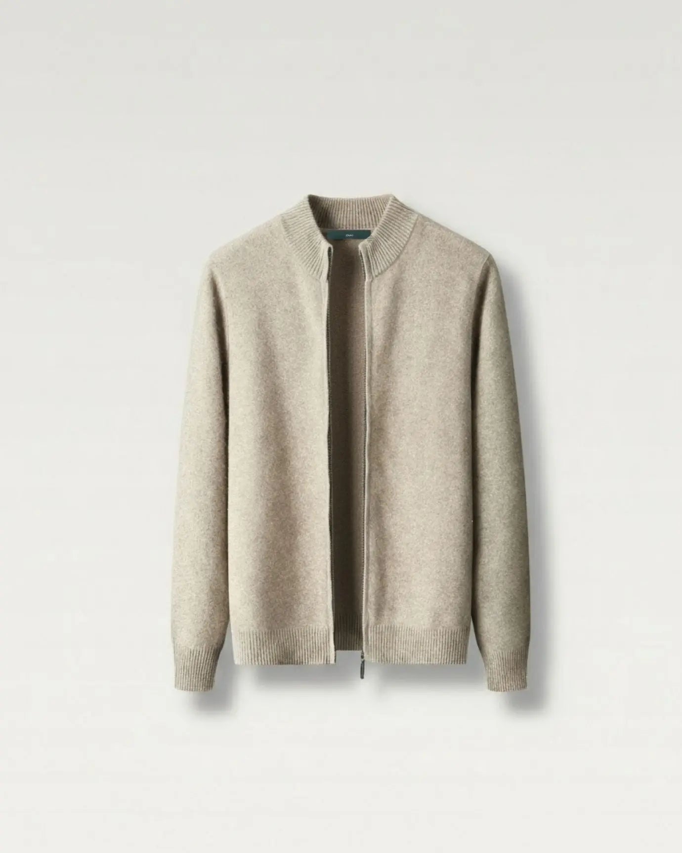 Front view of Camel Wool & Cashmere Set Jacket & Pants Smart Casual
