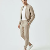 Wool & Cashmere Set Jacket & Pants Smart Casual shown in a lifestyle setting